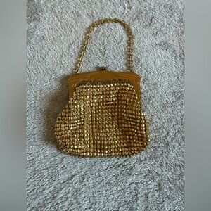 Whiting & Davis Gold Mesh Mini Bag